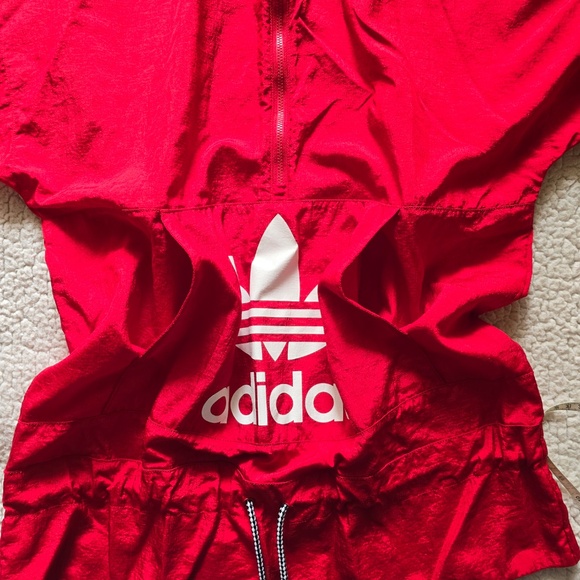 adidas Originals Windbreaker Pull Over Tunic Lightweight Jacket Size S - Picture 10 of 16